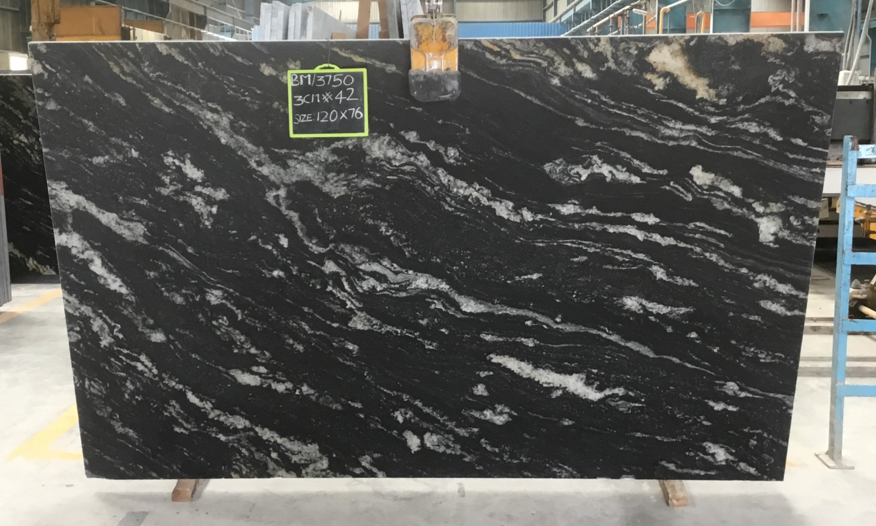 Titanium Black Granite Gangsaw Size